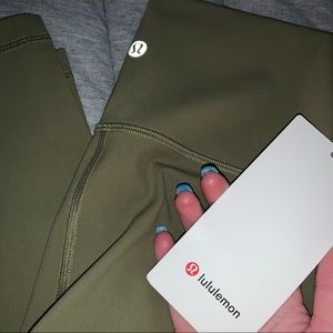 lululemon olive leggings